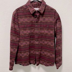 Goodfellow Rustic-Patterned Flannel
